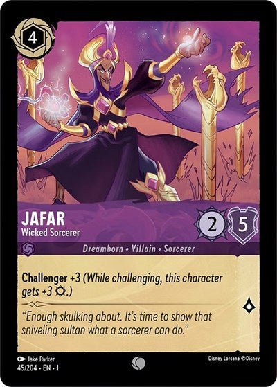Jafar - Wicked Sorcerer (The First Chapter) Near Mint - Nick Nack's Full Frontal Attack