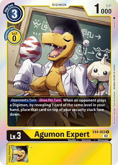 Agumon Expert (Alternative Being Booster) Near Mint Foil