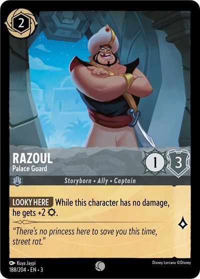 Razoul - Palace Guard (Into the Inklands) Near Mint - Nick Nack's Full Frontal Attack