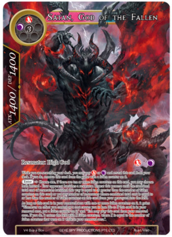 Satan, God of the Fallen (V4 Buy a Box) [Promo Cards]