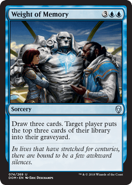 Weight of Memory (Dominaria) Near Mint - Nick Nack's Full Frontal Attack