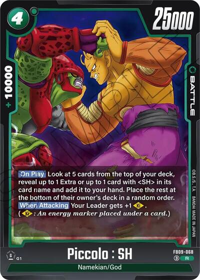 Piccolo : SH FB09 - 068 (Dual Evolution) Near Mint Holofoil - Nick Nack's Full Frontal Attack
