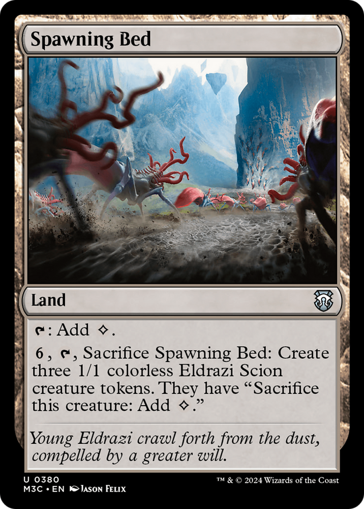 Spawning Bed (Ripple Foil) [Modern Horizons 3 Commander]