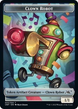 Clown Robot Token (003) (Unfinity) Near Mint