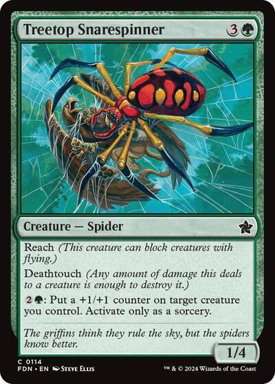 Treetop Snarespinner (Foundations) Near Mint