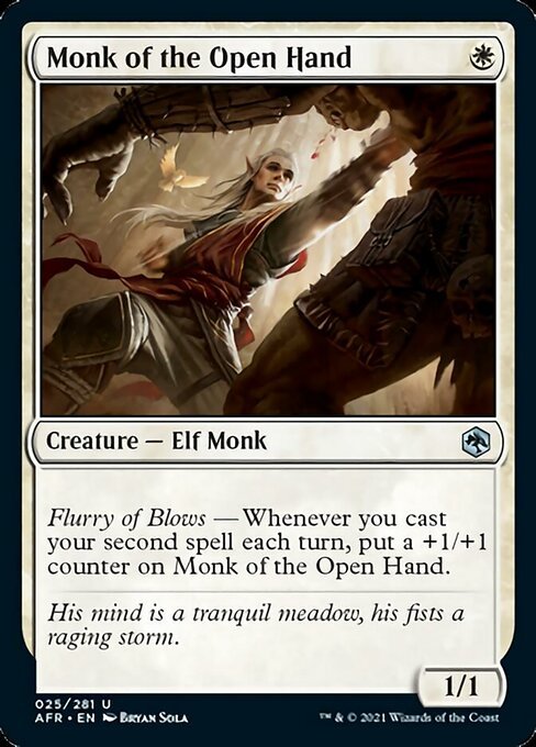 Monk of the Open Hand (Adventures in the Forgotten Realms) Near Mint - Nick Nack's Full Frontal Attack