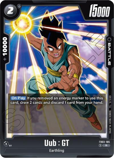 Uub : GT (Raging Roar) Near Mint Holofoil