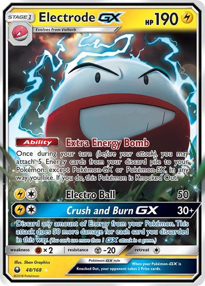 Electrode GX (SM - Celestial Storm) Near Mint Holofoil