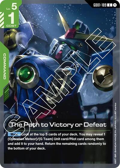 The Path to Victory or Defeat (Newtype Rising) Near Mint