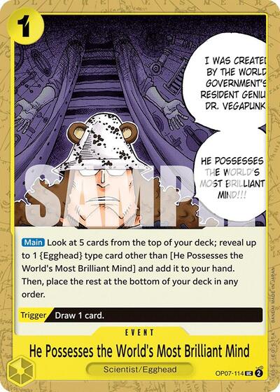He Possesses the World's Most Brilliant Mind (500 Years in the Future) Near Mint