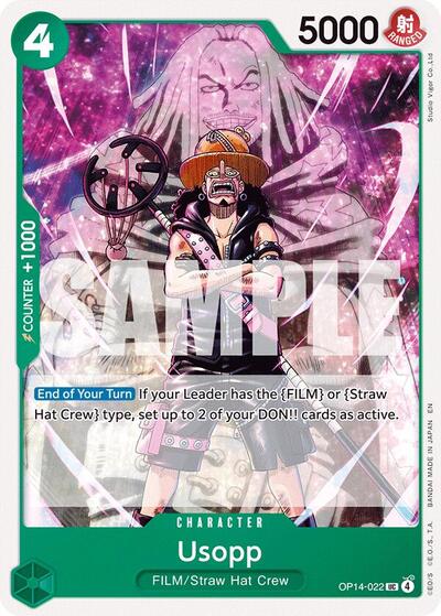 Usopp (The Azure Sea's Seven) Near Mint - Nick Nack's Full Frontal Attack