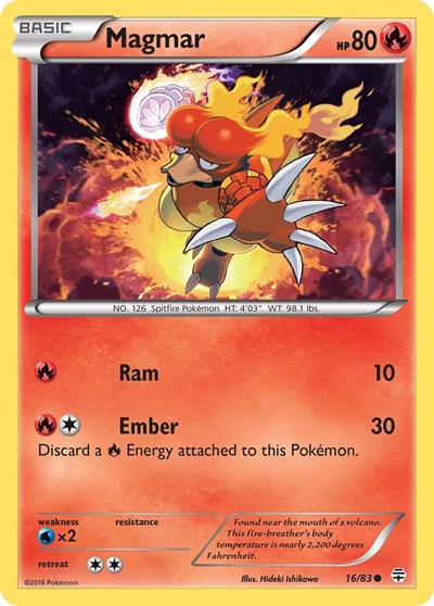 Magmar (Generations) Near Mint Reverse Holofoil