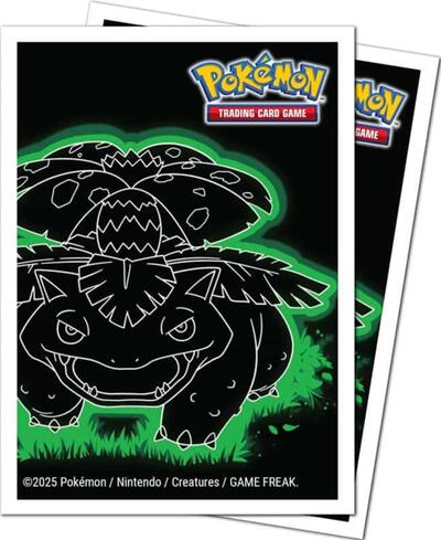 APEX Deck Protector Sleeves Pokemon Neon Kanto: Venusaur (105 - pack) - Nick Nack's Full Frontal Attack