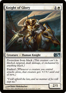 Knight of Glory (Magic 2013 Core Set) Light Play