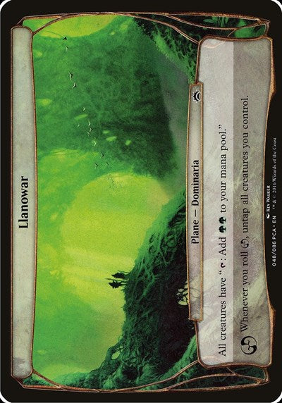 Llanowar (Planechase Anthology) (Oversize Cards) Near Mint