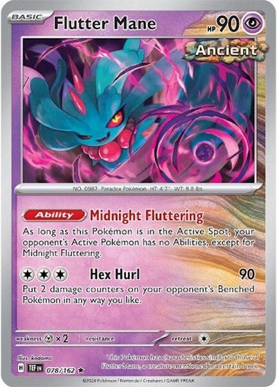 Flutter Mane (SV05: Temporal Forces) Near Mint Holofoil - Nick Nack's Full Frontal Attack