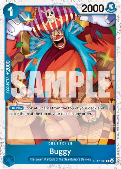 Buggy ST17 - 003 (Pirate Foil) (Premium Booster - The Best - Vol. 2) Near Mint Foil - Nick Nack's Full Frontal Attack
