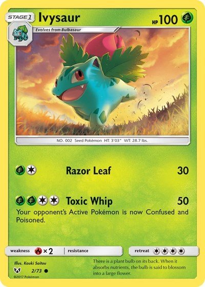 Ivysaur (Shining Legends) Near Mint - Nick Nack's Full Frontal Attack
