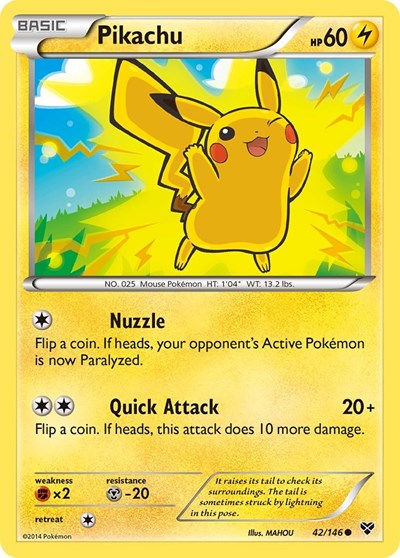 Pikachu (XY Base Set) Near Mint
