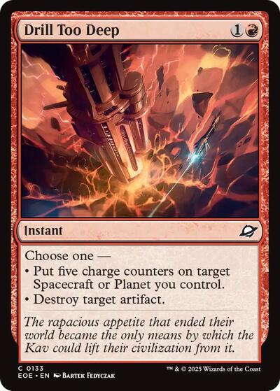 Drill Too Deep (Edge of Eternities) Near Mint