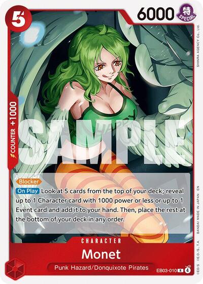 Monet (Extra Booster: One Piece Heroines Edition) Near Mint Foil - Nick Nack's Full Frontal Attack