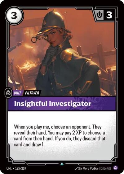 Insightful Investigator (Unleashed) Near Mint