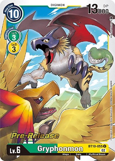 Gryphonmon (Xros Encounter Pre-Release Cards) Near Mint Foil
