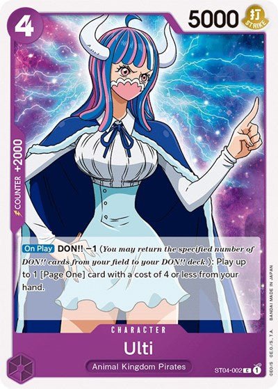 Ulti (Starter Deck 4: Animal Kingdom Pirates) Near Mint - Nick Nack's Full Frontal Attack