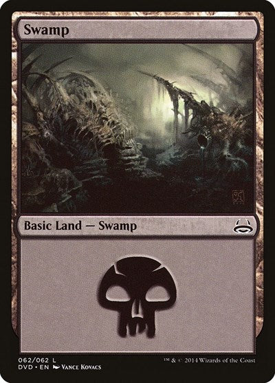 Swamp (62) (Divine vs Demonic) (Duel Decks: Anthology) Near Mint