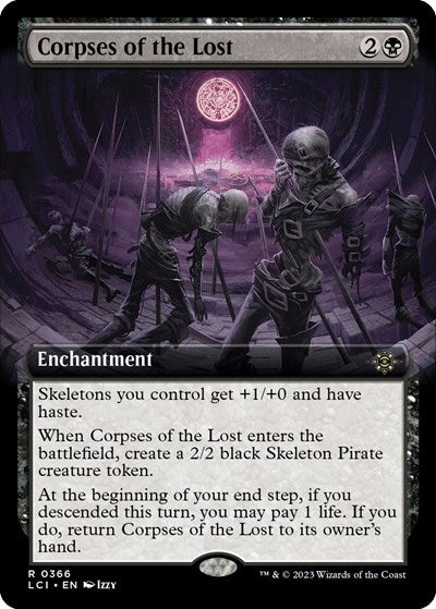 Corpses of the Lost (Extended Art) (The Lost Caverns of Ixalan) Near Mint