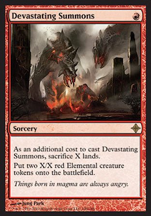 Devastating Summons (Rise of the Eldrazi) Near Mint - Nick Nack's Full Frontal Attack