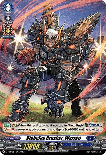 Diabolos Crasher, Warren (D-PR/081EN) [D Promo Cards]