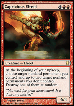Capricious Efreet (Commander 2013 Edition) Near Mint