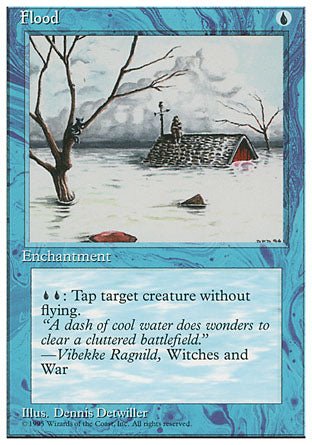 Flood (4th Edition) Light Play - Nick Nack's Full Frontal Attack