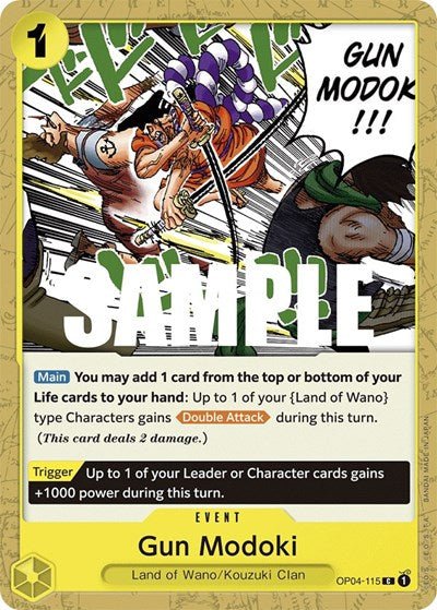 Gun Modoki (Kingdoms of Intrigue) Near Mint - Nick Nack's Full Frontal Attack