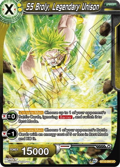 SS Broly, Legendary Unison (Rise of the Unison Warrior) Near Mint