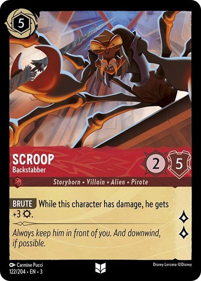 Scroop - Backstabber (Into the Inklands) Near Mint - Nick Nack's Full Frontal Attack