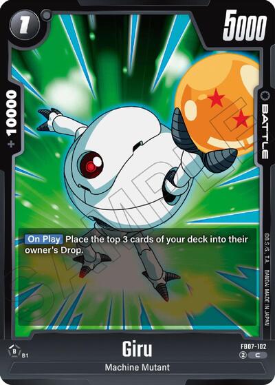 Giru (Wish For Shenron) Near Mint - Nick Nack's Full Frontal Attack