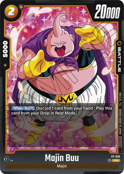 Majin Buu FP-019 (Fusion World Promotion Cards and Packs) Near Mint