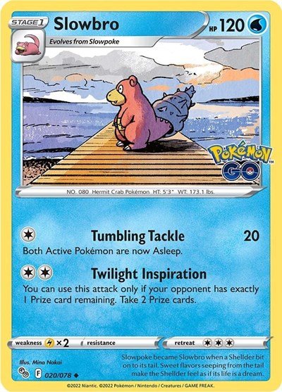 Slowbro (Pokemon GO) Near Mint - Nick Nack's Full Frontal Attack