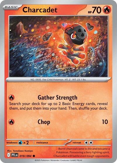 Charcadet (ME02: Phantasmal Flames) Near Mint Reverse Holofoil - Nick Nack's Full Frontal Attack