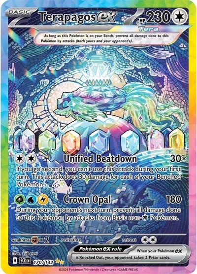 Terapagos ex - 170 (SV07: Stellar Crown) Near Mint Holofoil