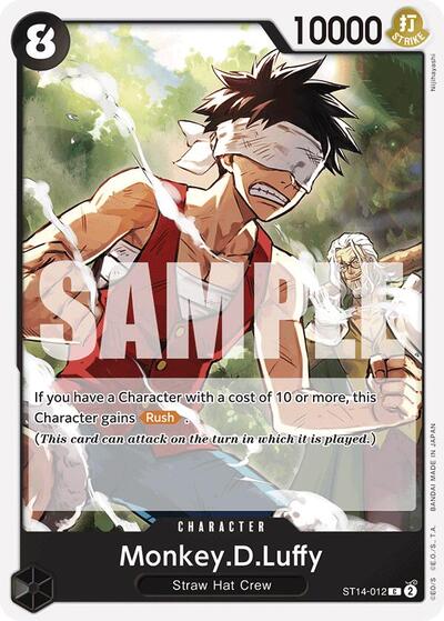 Monkey.D.Luffy (012) (Starter Deck 14: 3D2Y) Near Mint