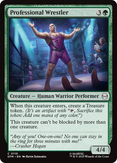 Professional Wrestler (Marvel's Spider - Man) Near Mint - Nick Nack's Full Frontal Attack