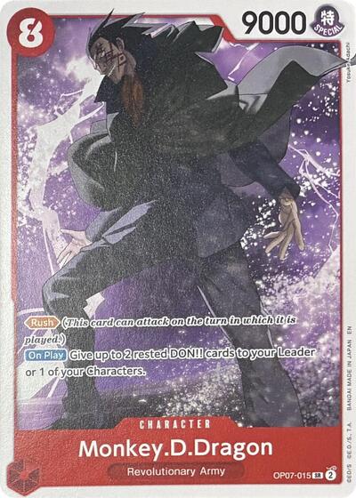 Monkey.D.Dragon OP07 - 015 (Learn Together Deck Set) Near Mint - Nick Nack's Full Frontal Attack