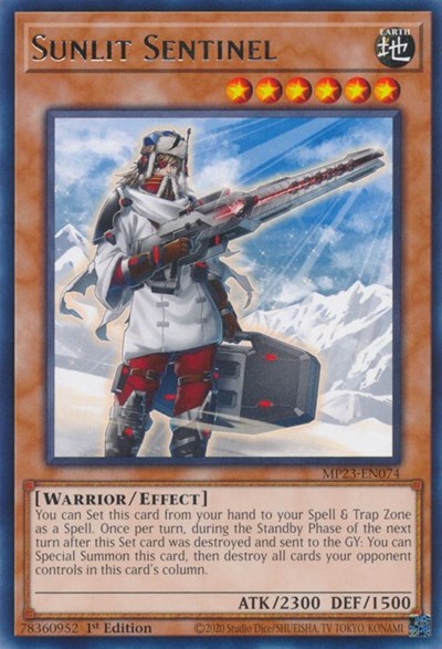Sunlit Sentinel (25th Anniversary Tin: Dueling Heroes Mega Pack) Light Play 1st Edition