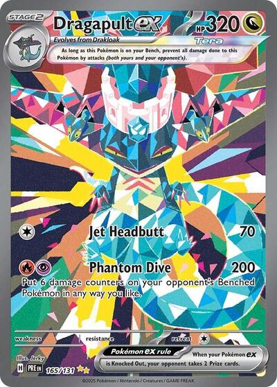 Dragapult ex - 165 (SV: Prismatic Evolutions) Near Mint Holofoil