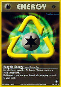 Recycle Energy (Neo Genesis) Light Play 1st Edition