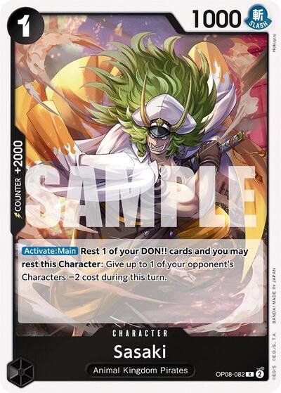 Sasaki (Two Legends) Near Mint Foil - Nick Nack's Full Frontal Attack