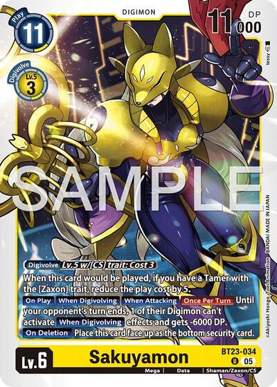 Sakuyamon (Hackers' Slumber) Near Mint - Nick Nack's Full Frontal Attack
